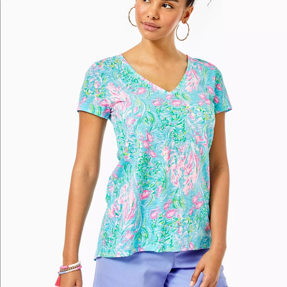 🌸🐠 Lilly Pulitzer Etta Tee NWOT